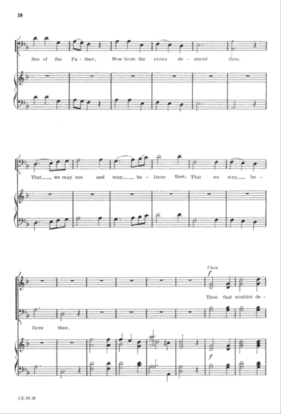 The Seven Last Words of Christ 4-Part scores gallery preview page 40