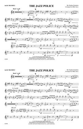 Book cover for The Jazz Police: 1st B-flat Trumpet
