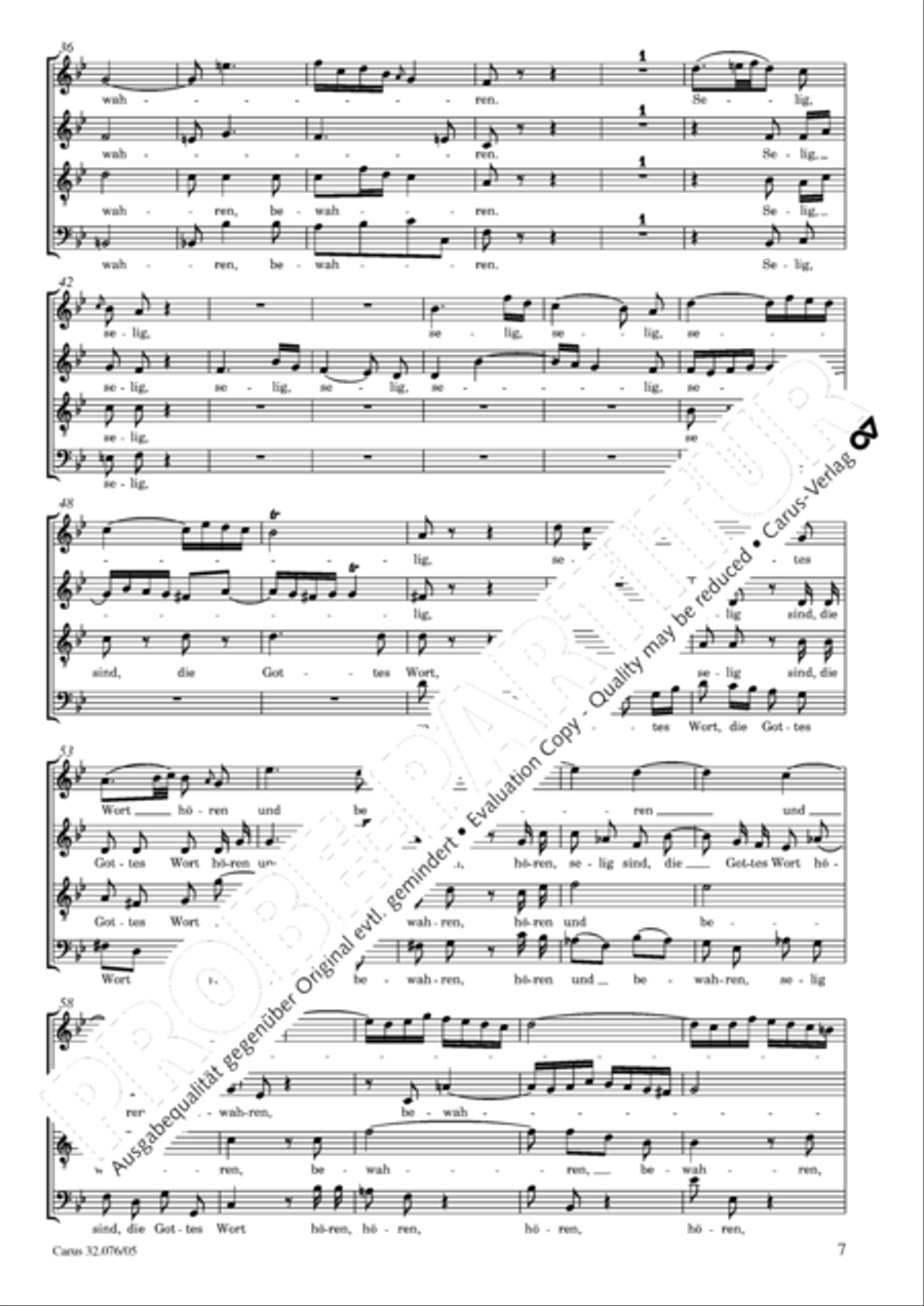 Blessed are all those who fear God (Wohl dem, der den Herren furchtet) SA scores gallery preview page 8
