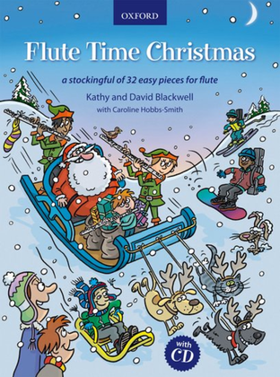 Book cover for Flute Time Christmas + CD