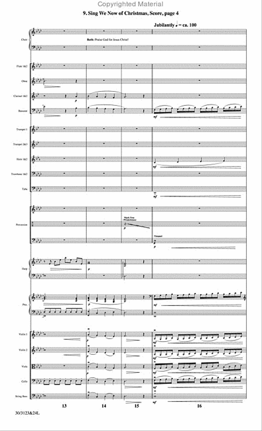 The Christmas Story - Set of Parts Choir scores gallery preview page 83