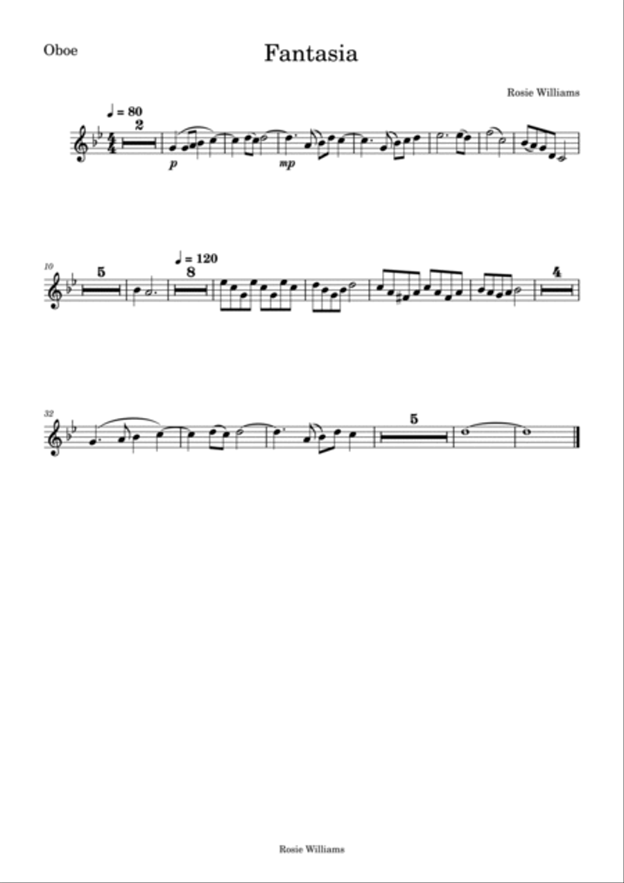 Fantasia Concert Band scores gallery preview page 6