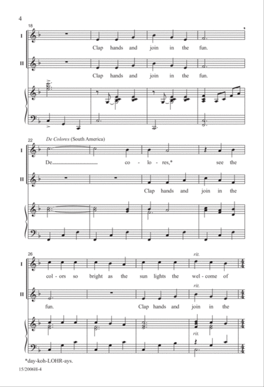 Around the World...in About Three Minutes 2-Part scores gallery preview page 4
