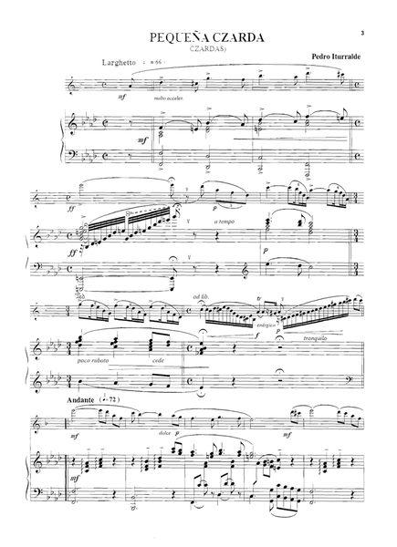 Pequeña Czarda (Sax Alto & Piano) - Pedro Iturralde