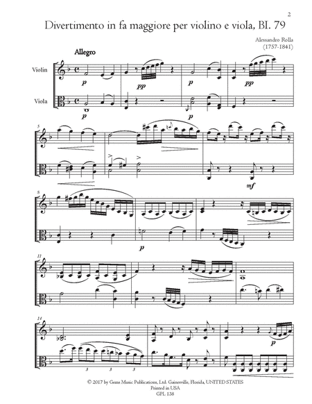 78 Violin-Viola Duets, BI. 33-110 Volume 13 (BI. 79-82)