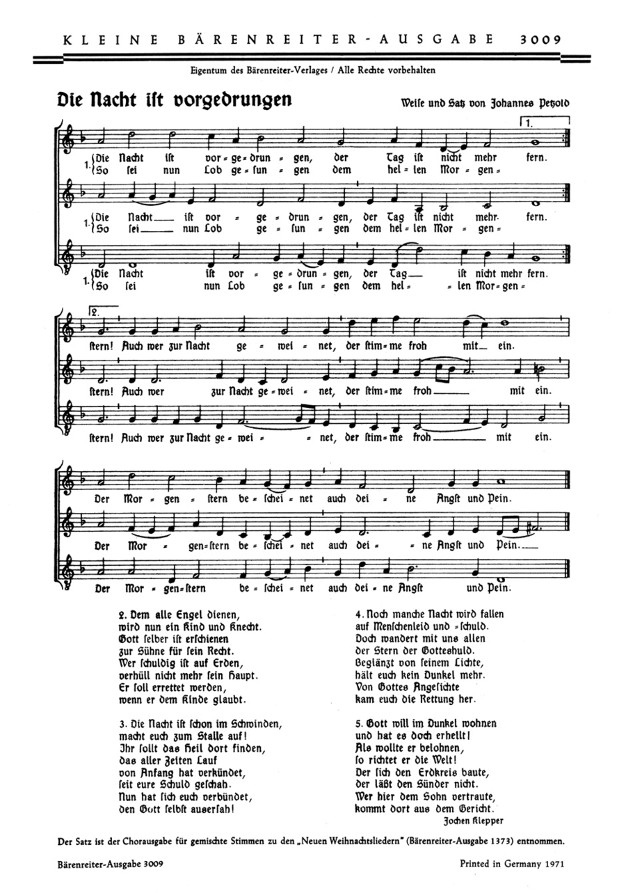 Zwei Weihnachtslieder in Satzen for Mixed Choir 4-Part scores gallery preview page 1