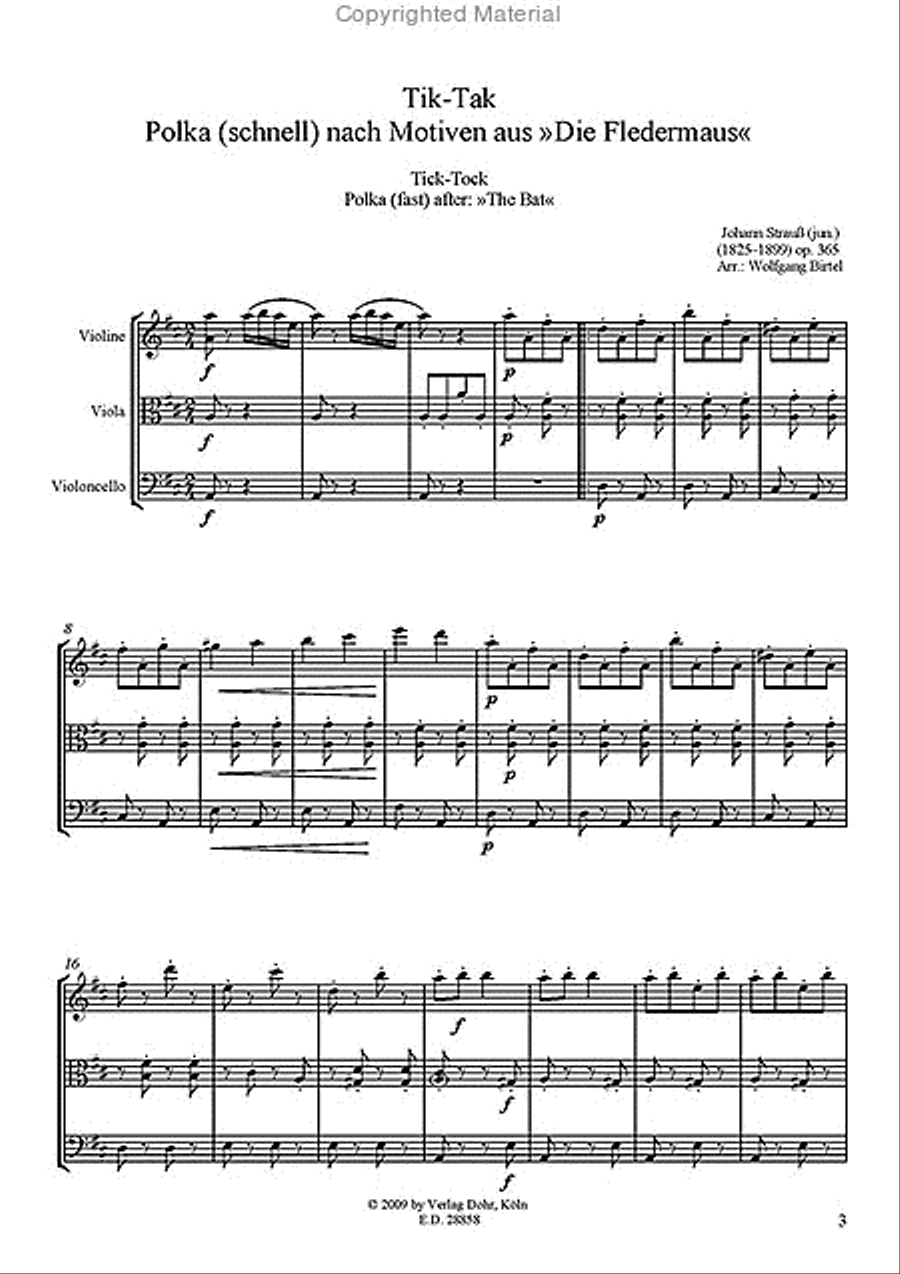 Tik-Tak op. 365 -Polka schnell nach 