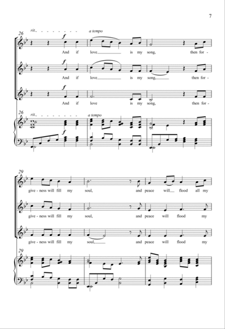 When Love is My Song When Love is My Song SSA scores gallery preview page 5