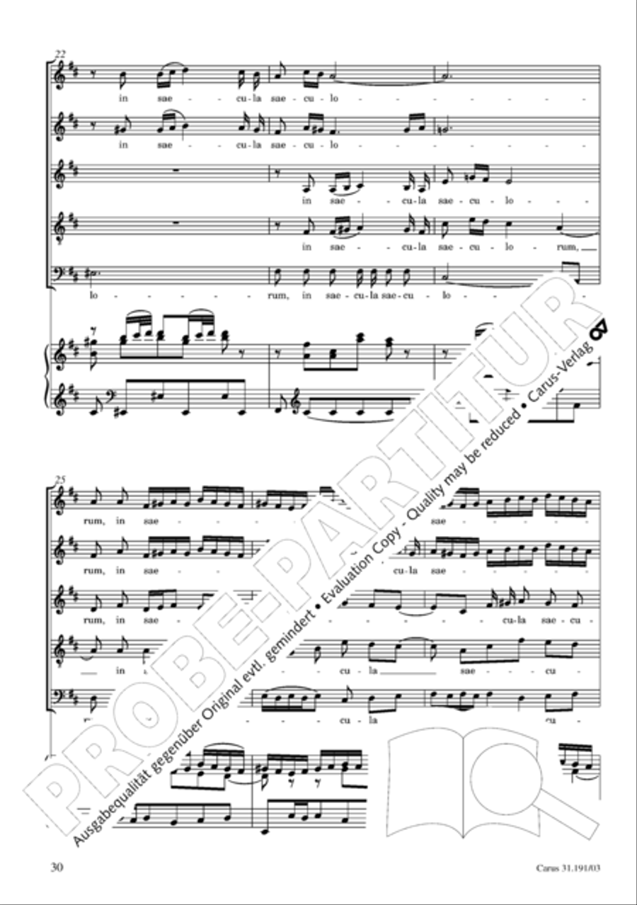Gloria in excelsis Deo SSATB scores gallery preview page 31