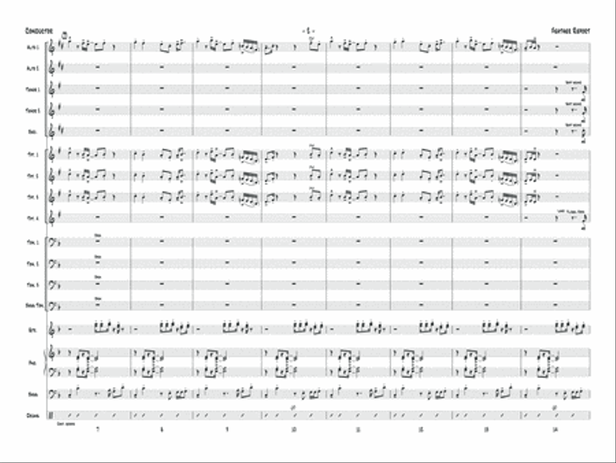 Feather Report: Score Feather Report: Score Jazz Ensemble scores gallery preview page 4