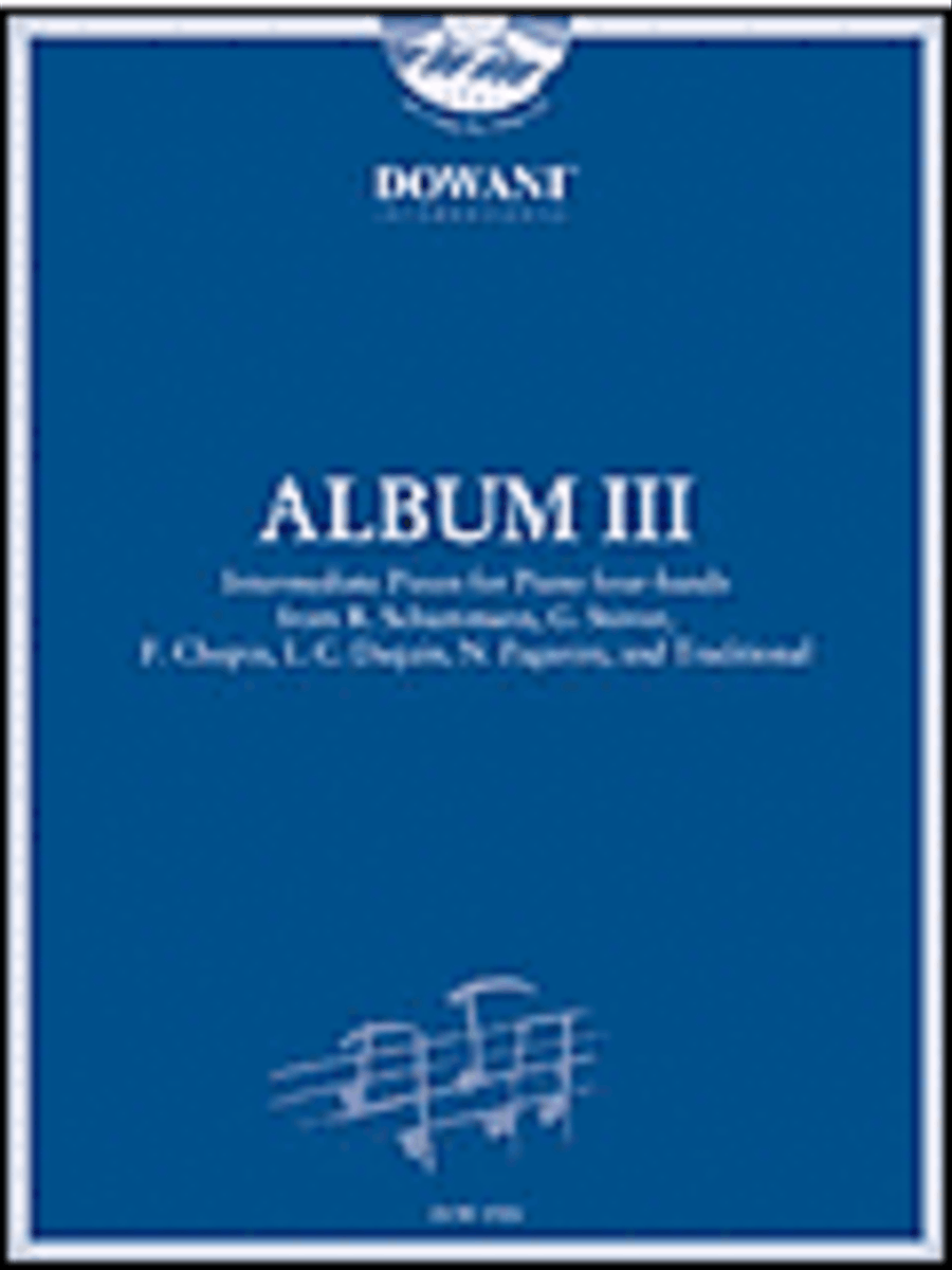 Album Vol. III (Intermediate) for Piano Four-Hands Piano Solo scores gallery preview page 1