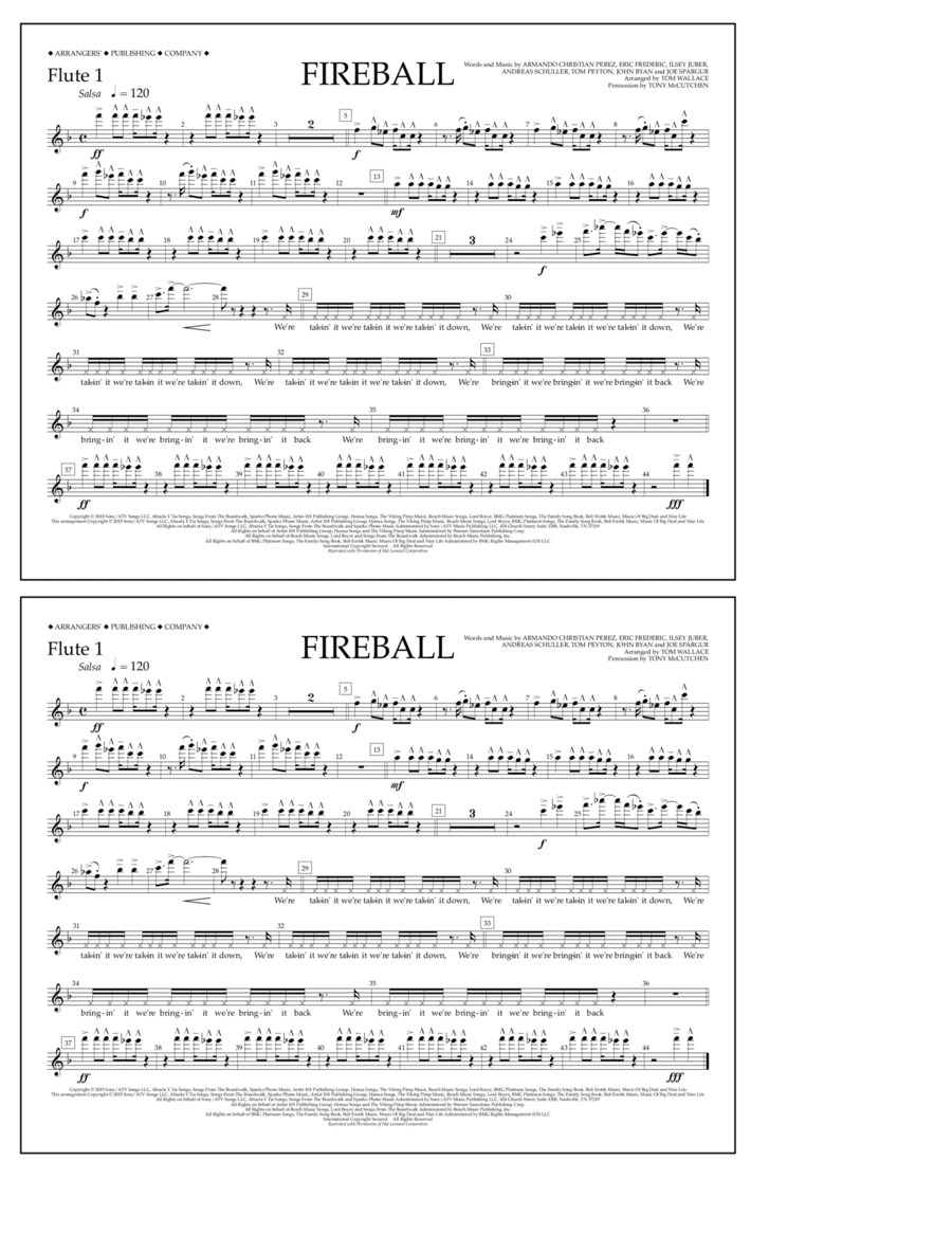Fireball - Flute 1
