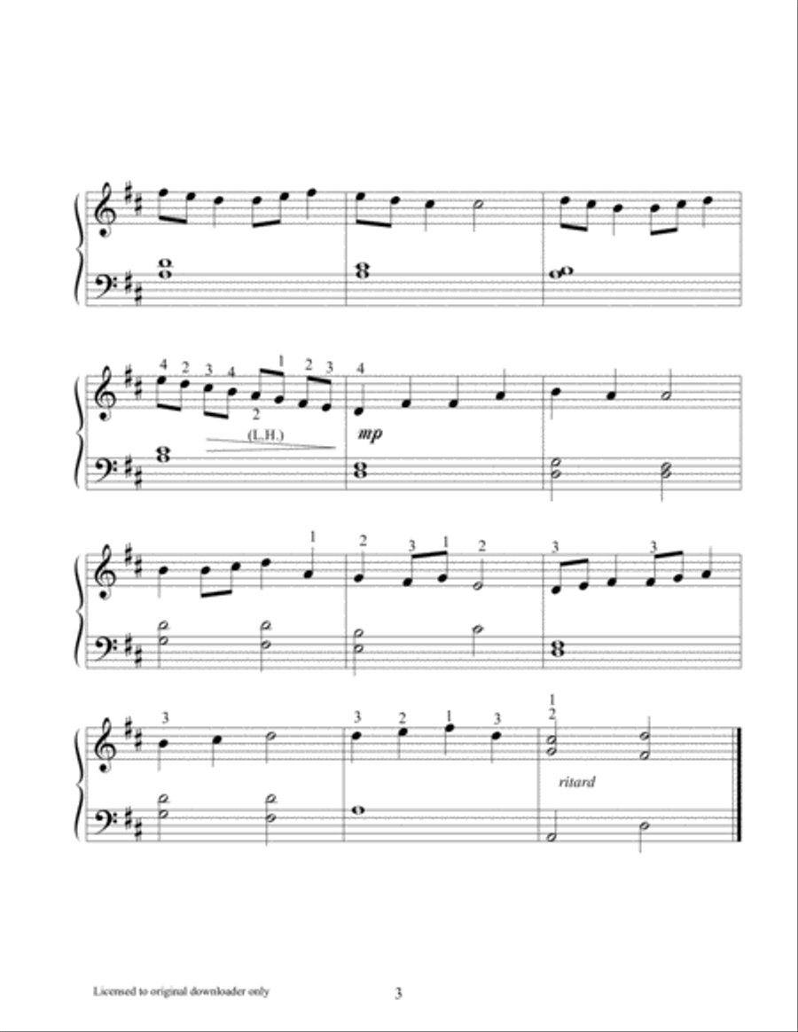 Petty Larcenies Harp scores gallery preview page 5