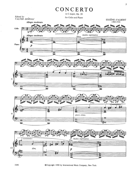 Concerto In C Major, Opus 20