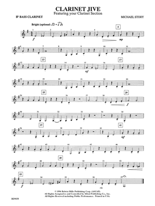 Clarinet Jive: B-flat Bass Clarinet