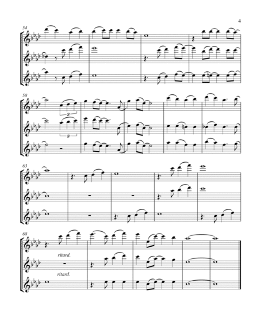 A Whole New World Flute Trio scores gallery preview page 5