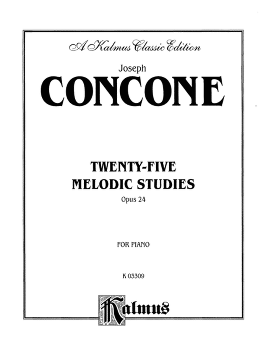 Twenty-five Melodious Studies, Op. 24