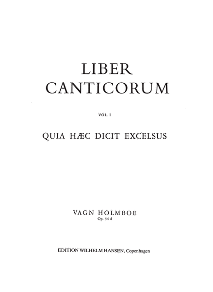 Quia Haec Dct Excelsus Op.54d
