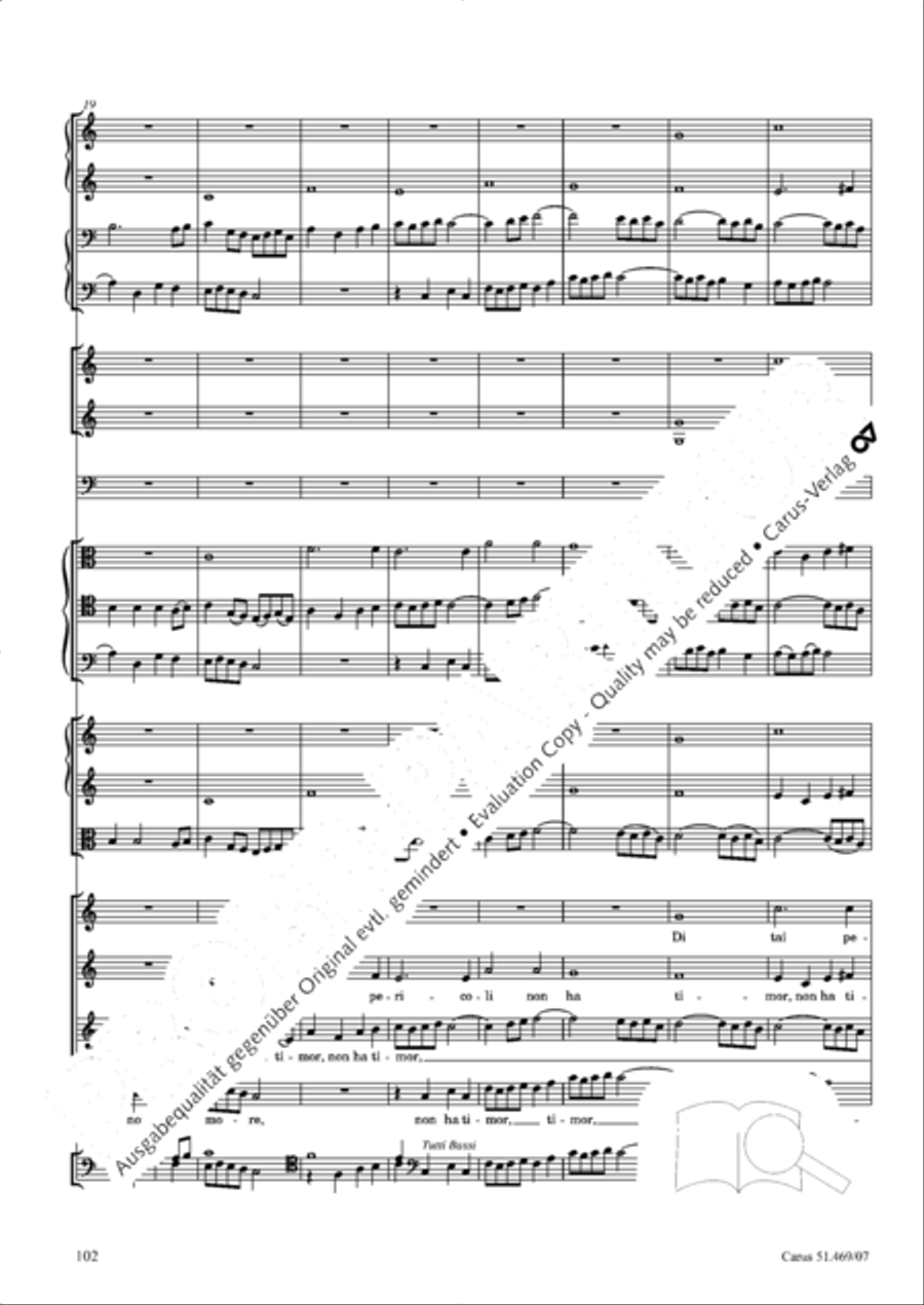 Davide penitente 4-Part scores gallery preview page 115