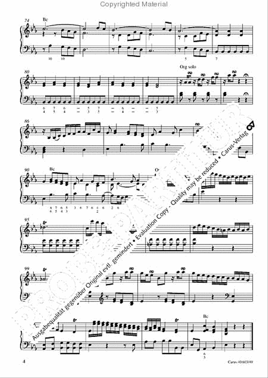 Grosse Orgelsolomesse in Es Voice scores gallery preview page 5