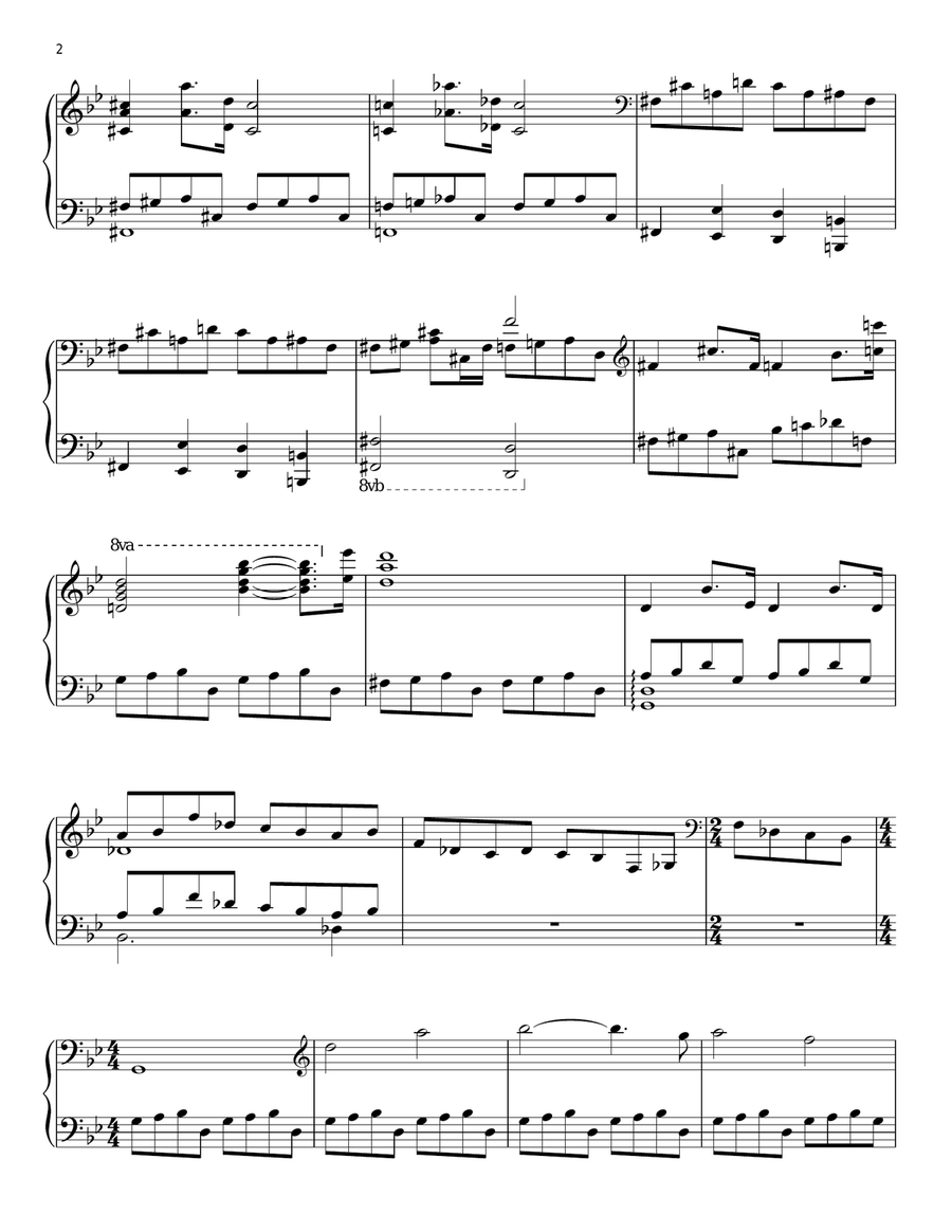 It's In The Subtext Piano Solo scores gallery preview page 2