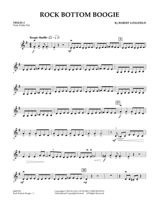 Rock Bottom Boogie - Violin 3 (Viola T.C.)