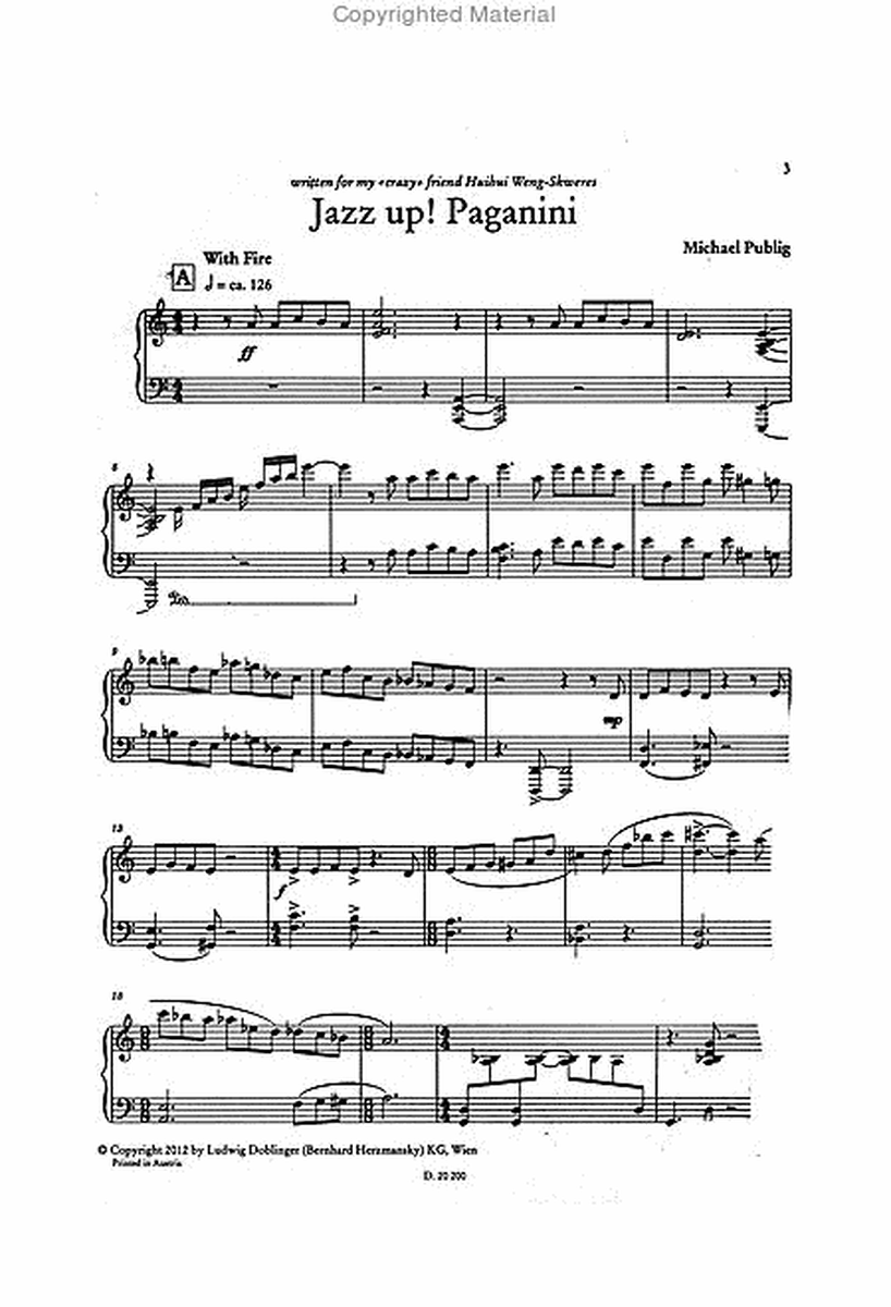 Jazz up! Paganini