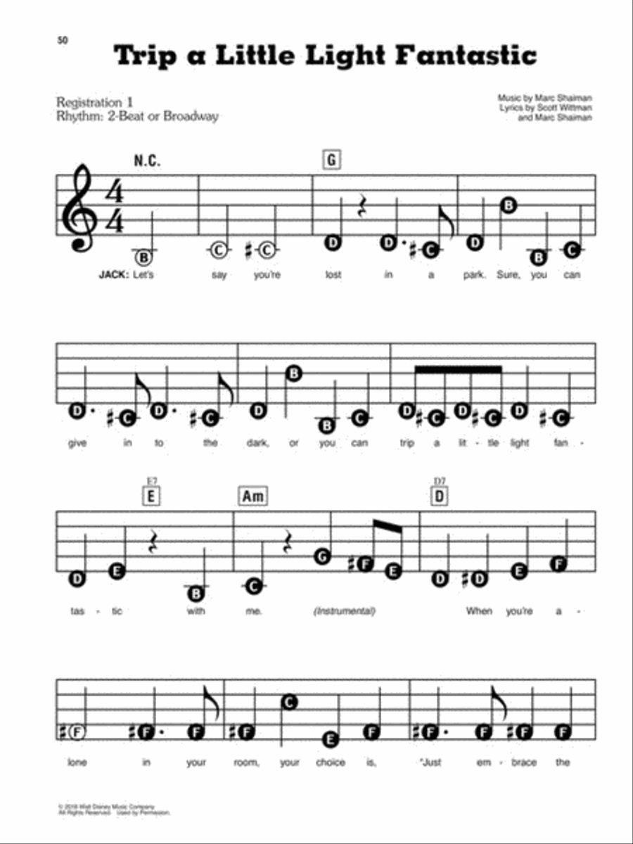Mary Poppins Returns Electronic Keyboard scores gallery preview page 5