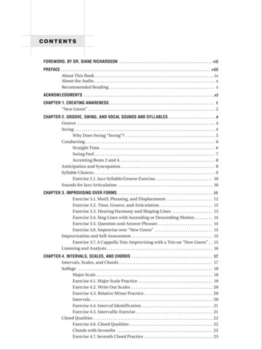 Jazz Vocal Improvisation Vocal Jazz Ensemble scores gallery preview page 2