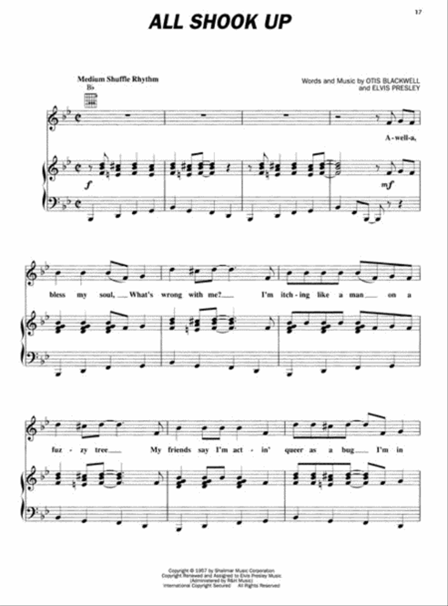 Elvis Presley Anthology – Volume 1 Piano, Vocal, Guitar scores gallery preview page 5