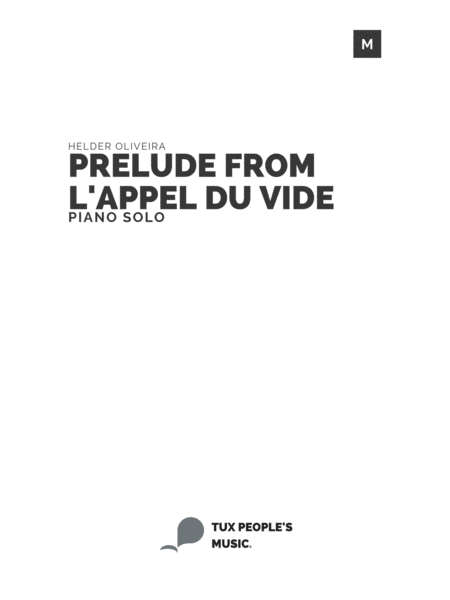 Prelude from L'appel du vide
