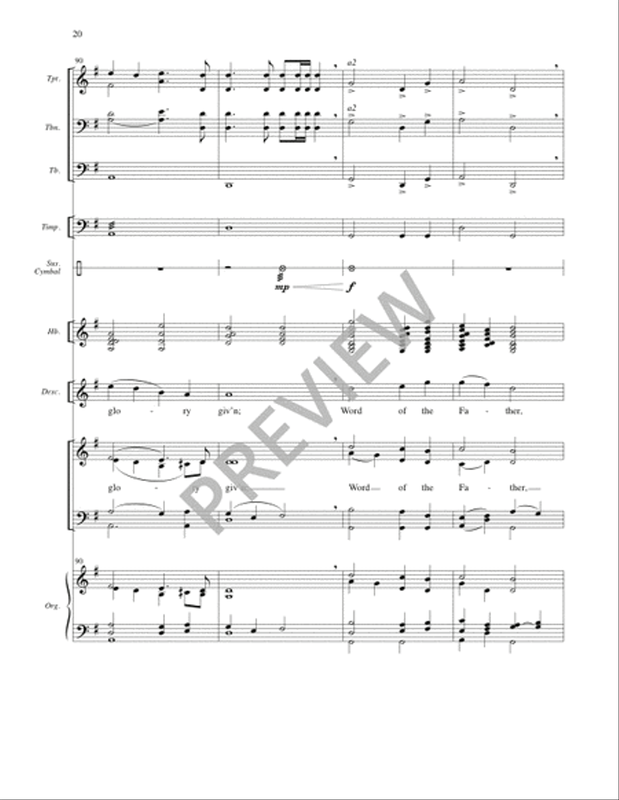 O Come, All Ye Faithful - Full Score and Parts 4-Part scores gallery preview page 21