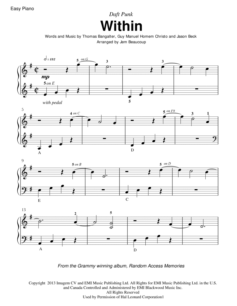 Within Voice scores gallery preview page 1