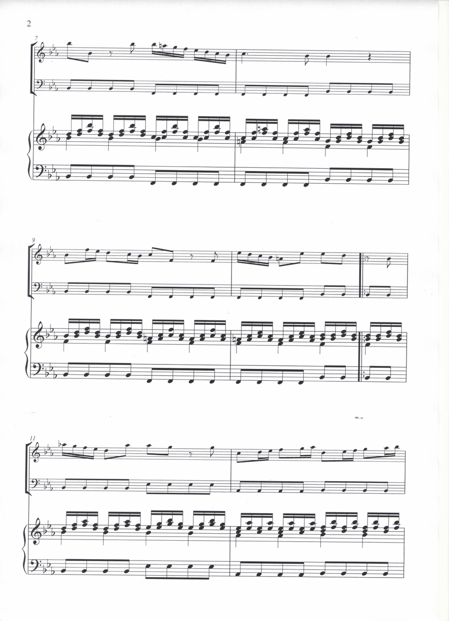 Largo from Winter - Violin, Cello & Piano Largo from Winter - Violin, Cello & Piano Piano Trio scores gallery preview page 2