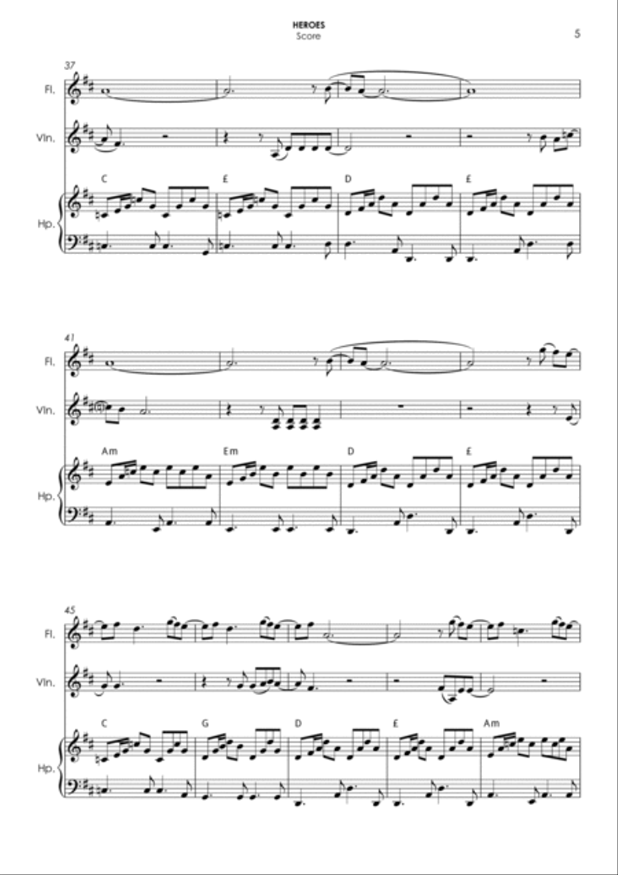 Heroes Small Ensemble scores gallery preview page 5