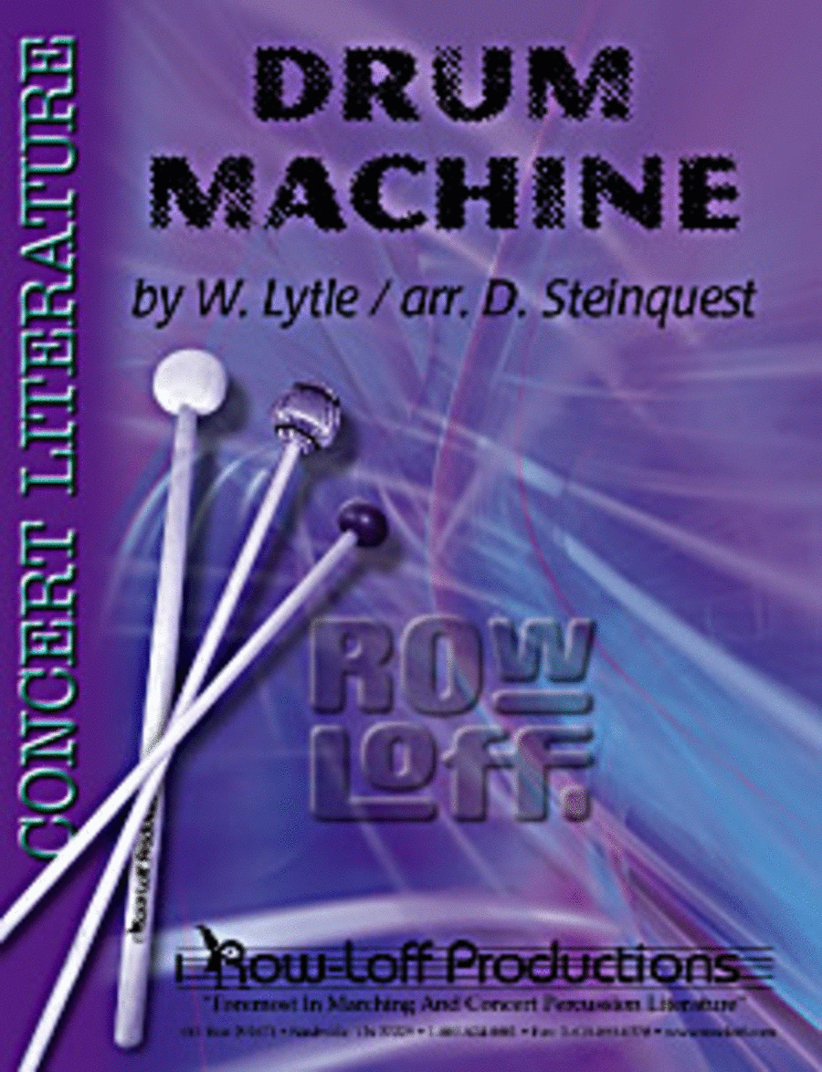 Drum Machine Percussion Ensemble scores gallery preview page 1