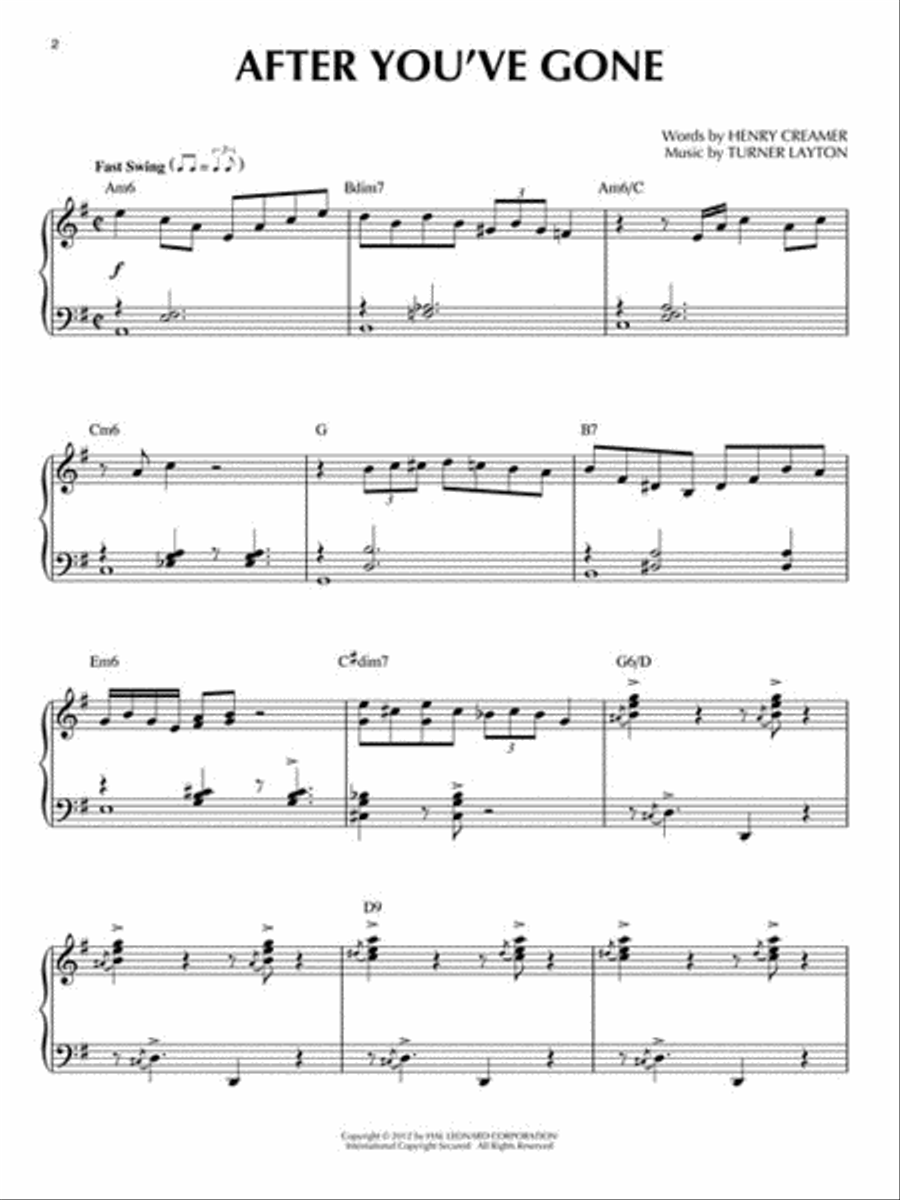 Gypsy Jazz Piano Solo scores gallery preview page 3