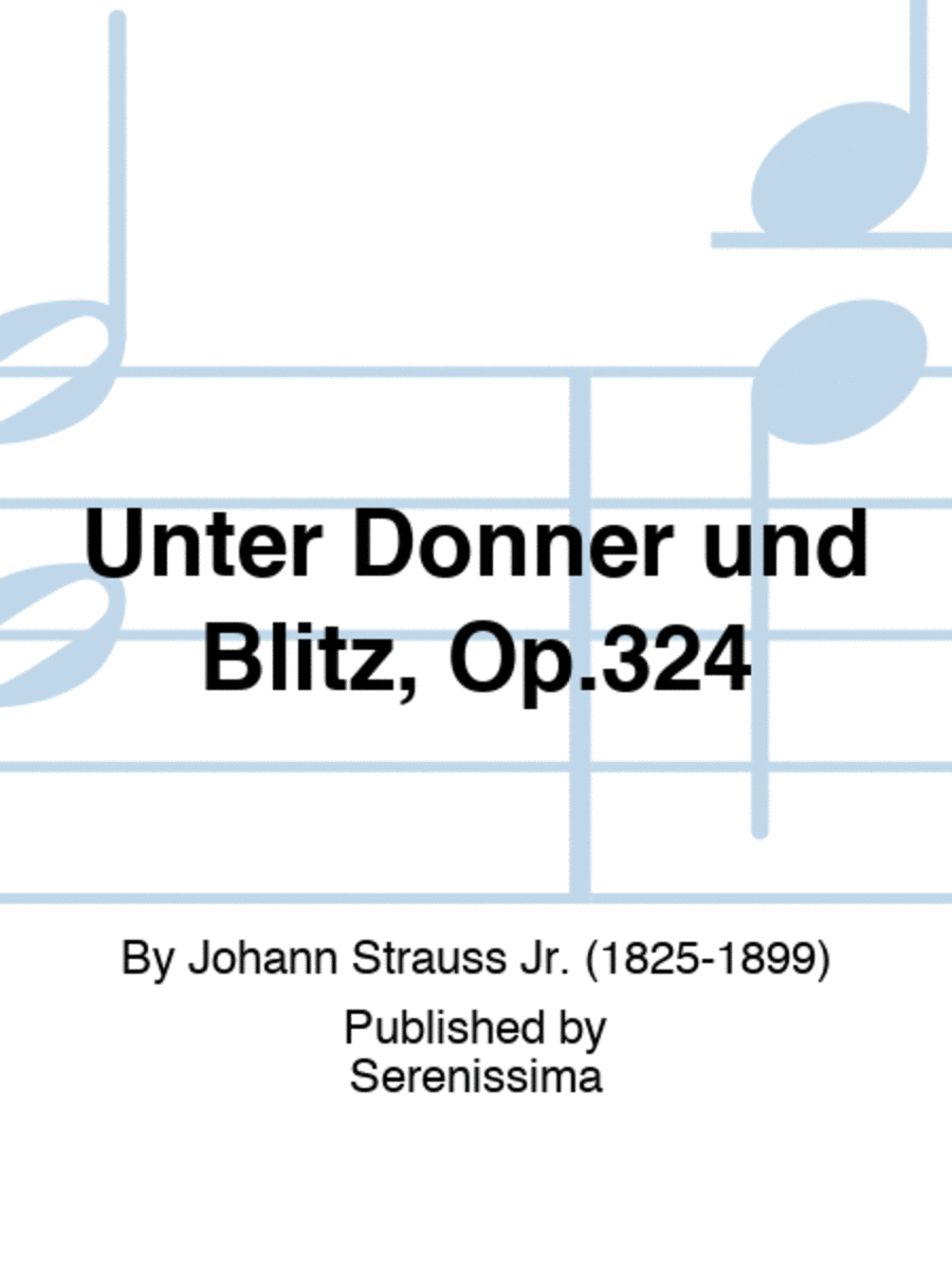 Unter Donner und Blitz, Op.324 Orchestra scores gallery preview page 1