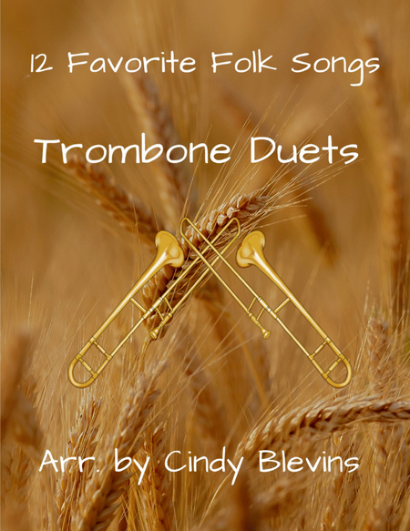 12 Favorite Folk Songs, for Trombone Duet image number null