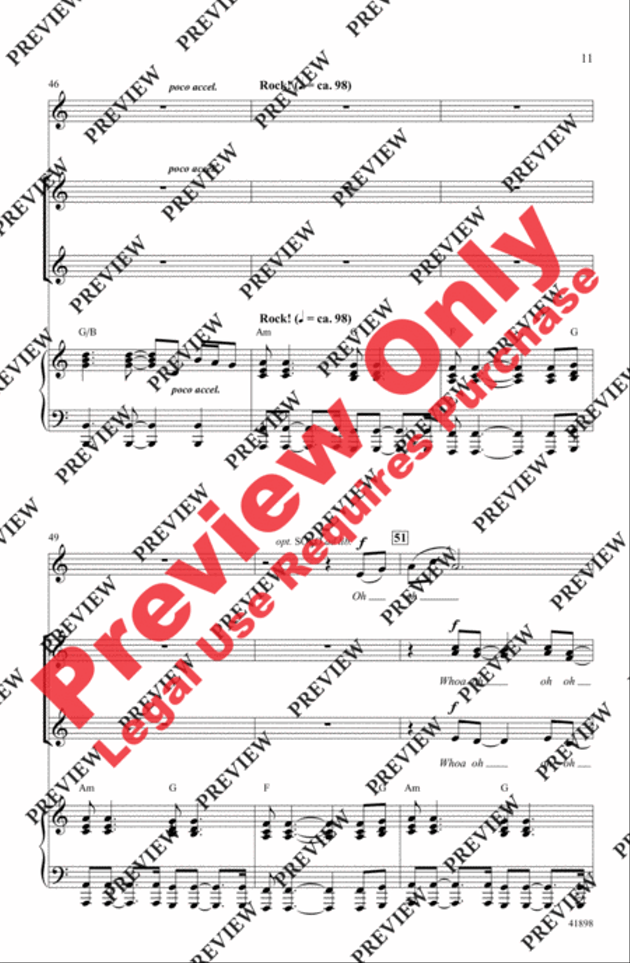 Stairway to Heaven Women's Choir scores gallery preview page 10