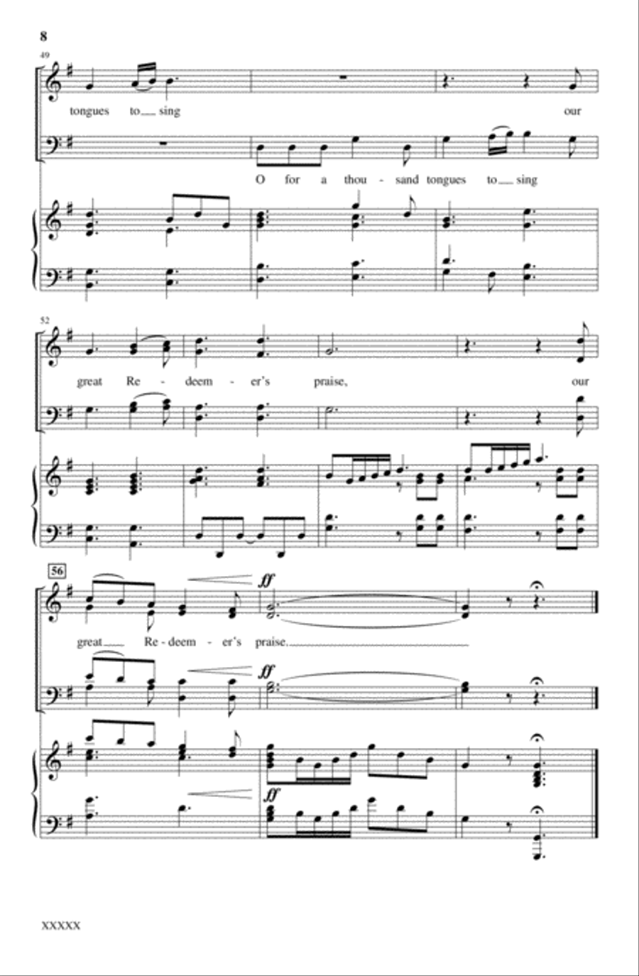 A Joyous Call to Praise 3-Part scores gallery preview page 8