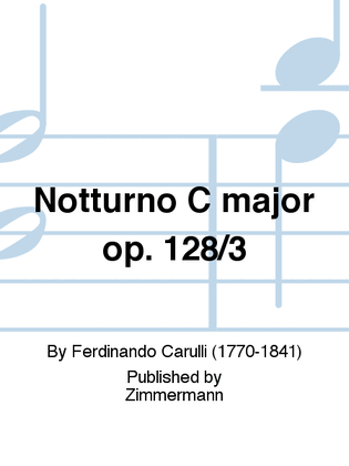 Book cover for Notturno C major Op. 128/3