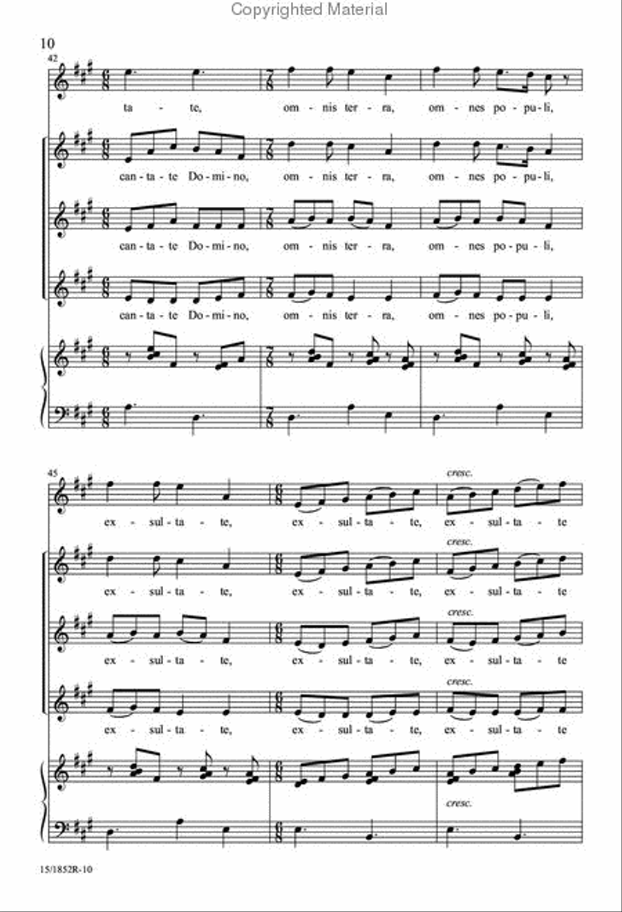 Cantate Cantate SSA scores gallery preview page 9