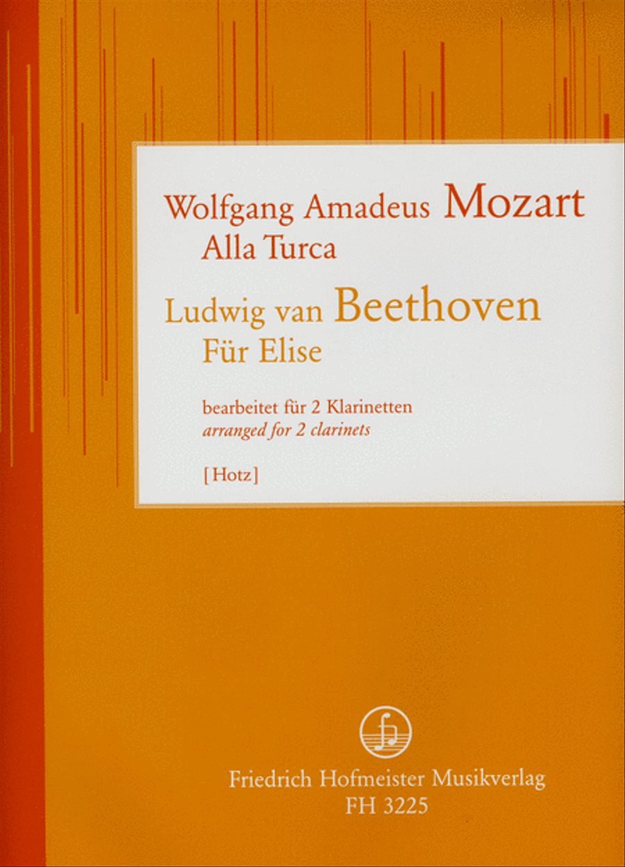 Für Elise & Alla Turca Clarinet scores gallery preview page 1