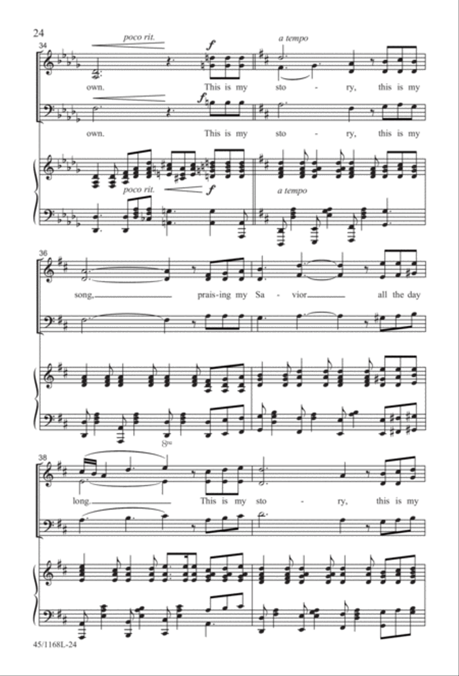 8 Anthems for About 12 Singers 3-Part scores gallery preview page 25
