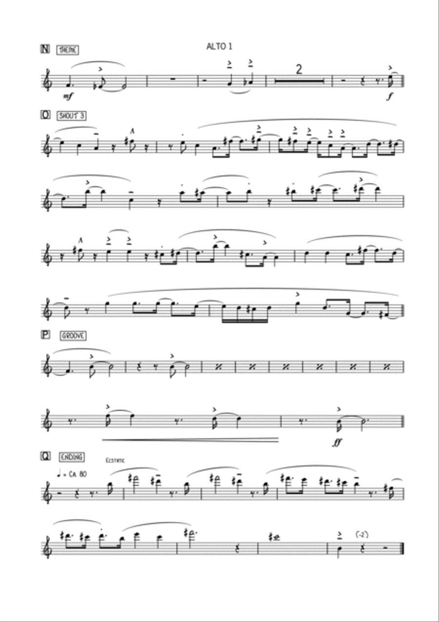 Endangered Species Jazz Ensemble scores gallery preview page 4