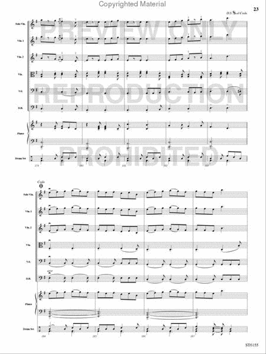 Irish Legend String Orchestra scores gallery preview page 21