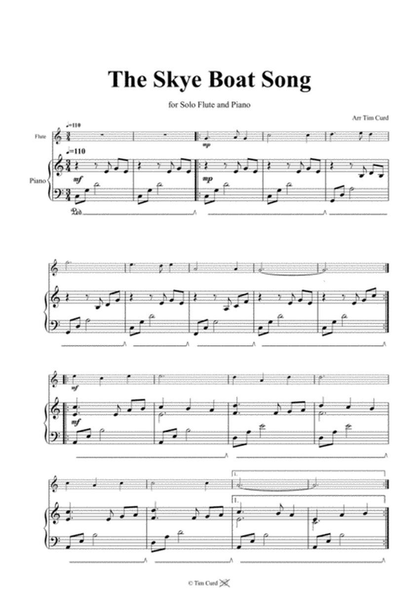 The Skye Boat Song. For Solo Flute and Piano image number null