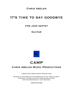 It's time to say goodbye - guitar