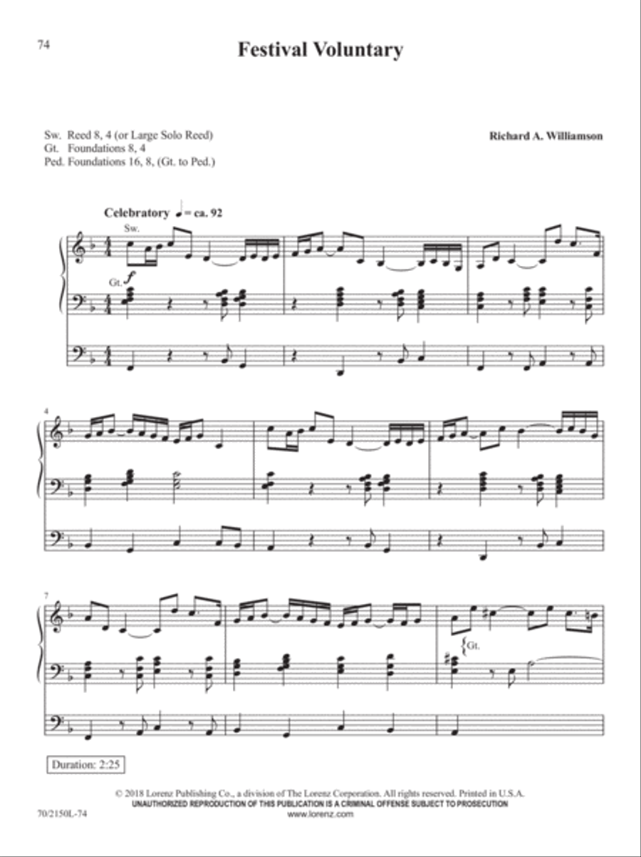 The Sacred Organ Library, Vol. 4 Organ Solo scores gallery preview page 22